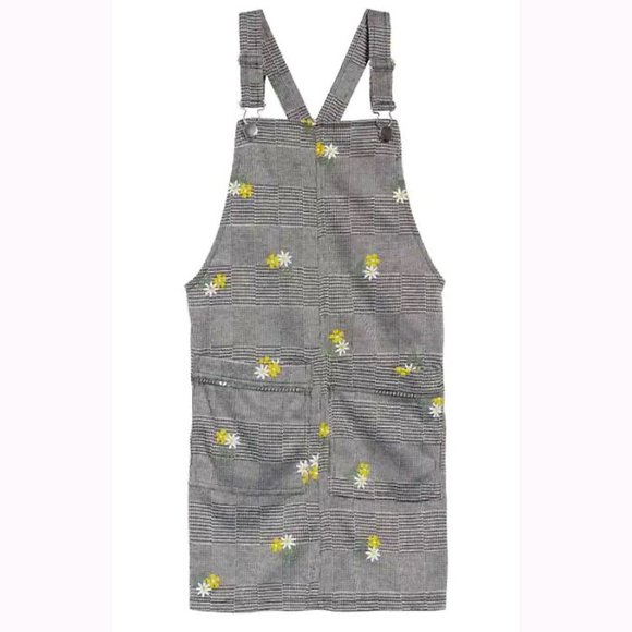 Ten Sixty Sherman (Nordstrom Brand) Embroidered Black/White Plaid Jumper - Picture 10 of 10